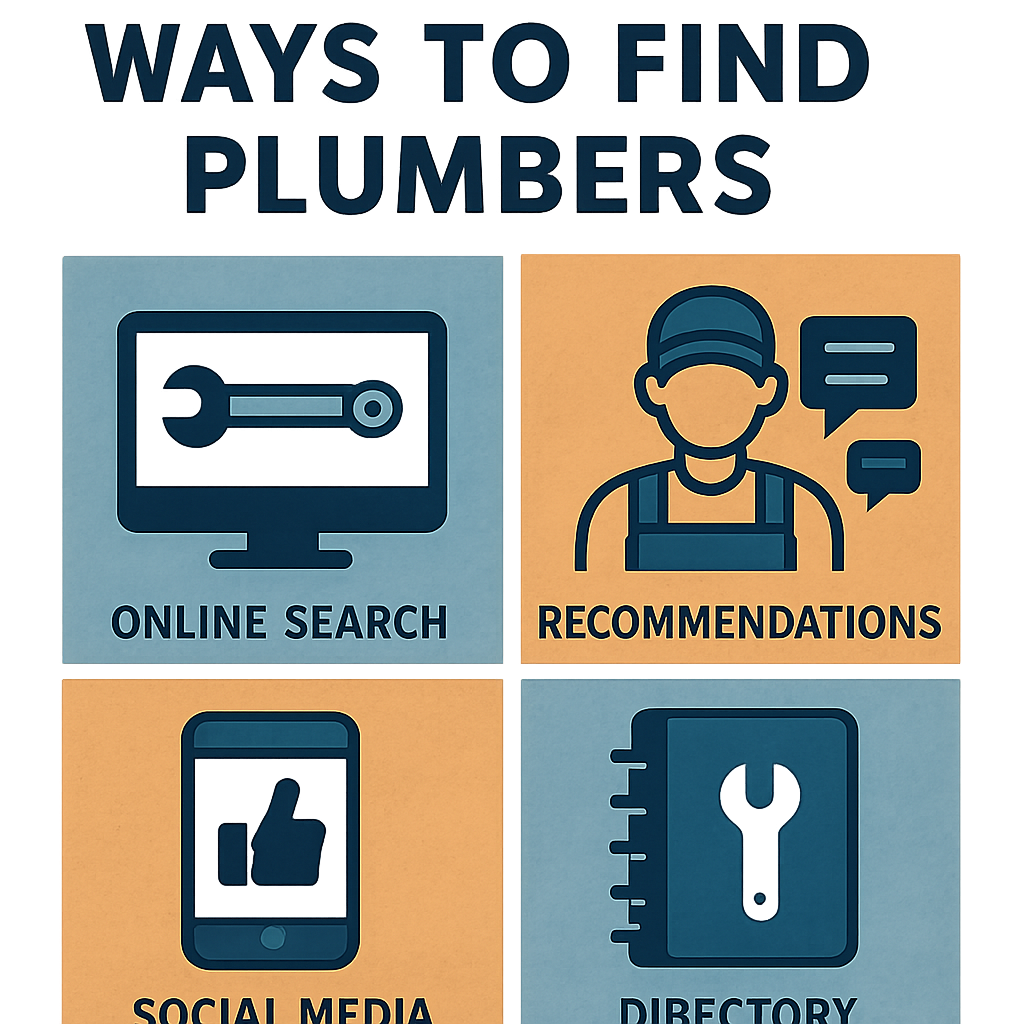 Graphical representation of methods to find plumbers