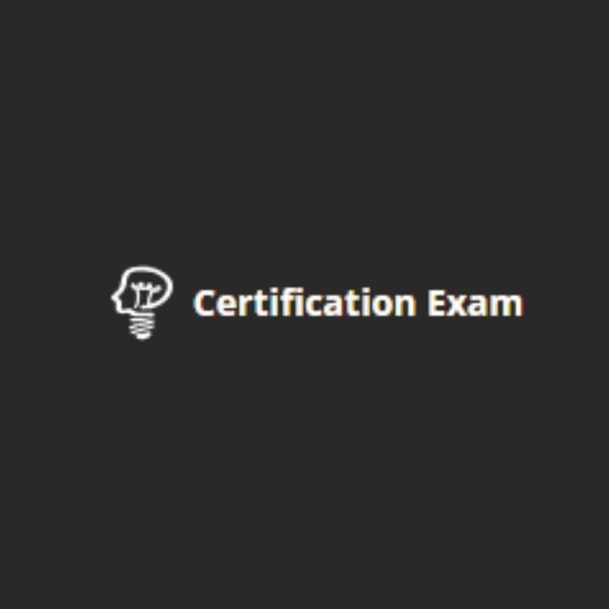 Certification Exam