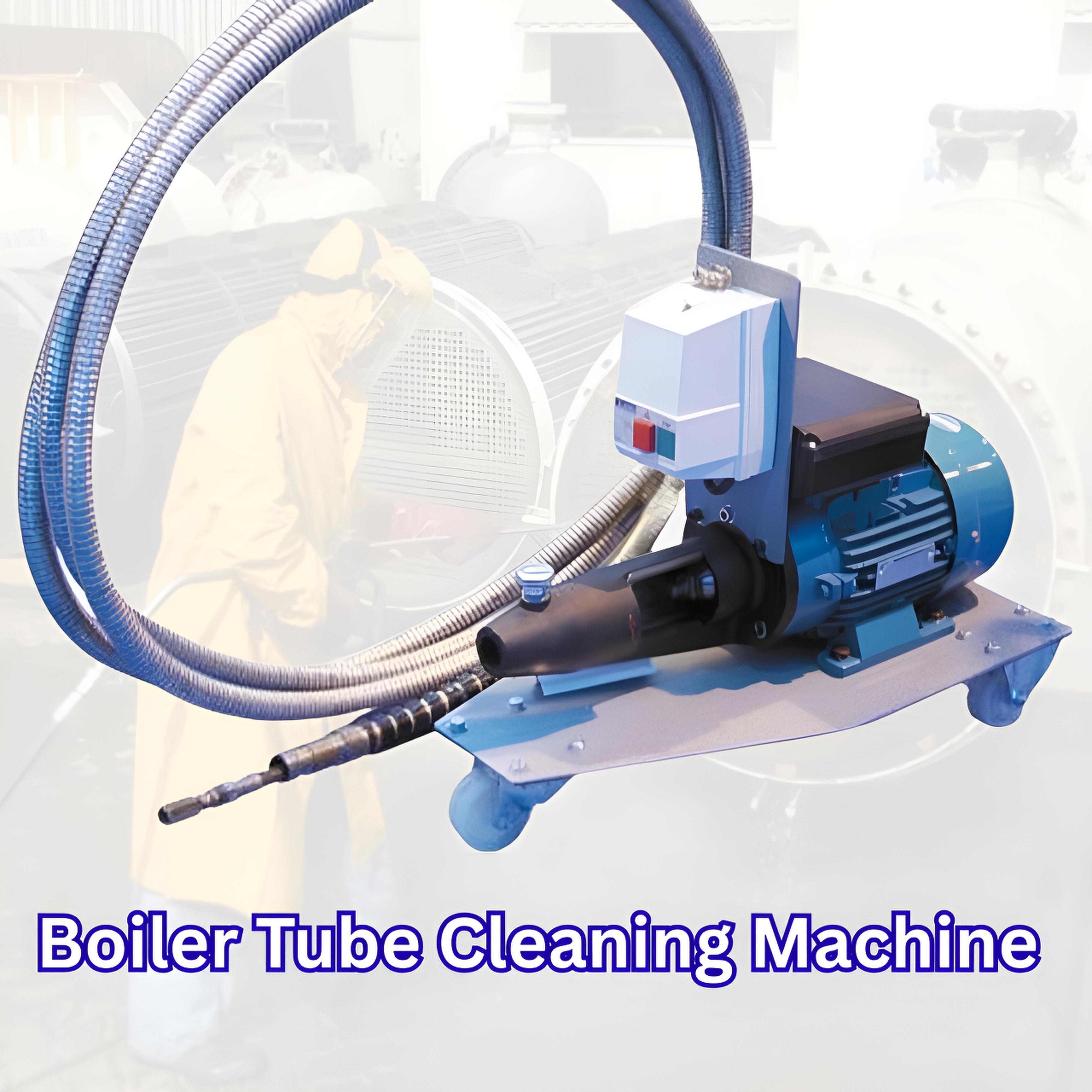 boiler tube cleaning machine used in industrial boiler maintenance