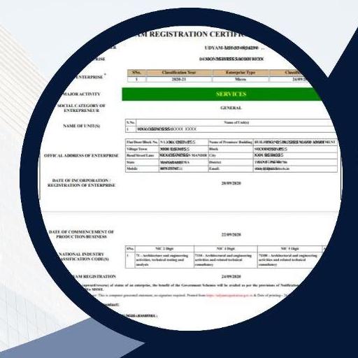 Online Registration Services Certificate 