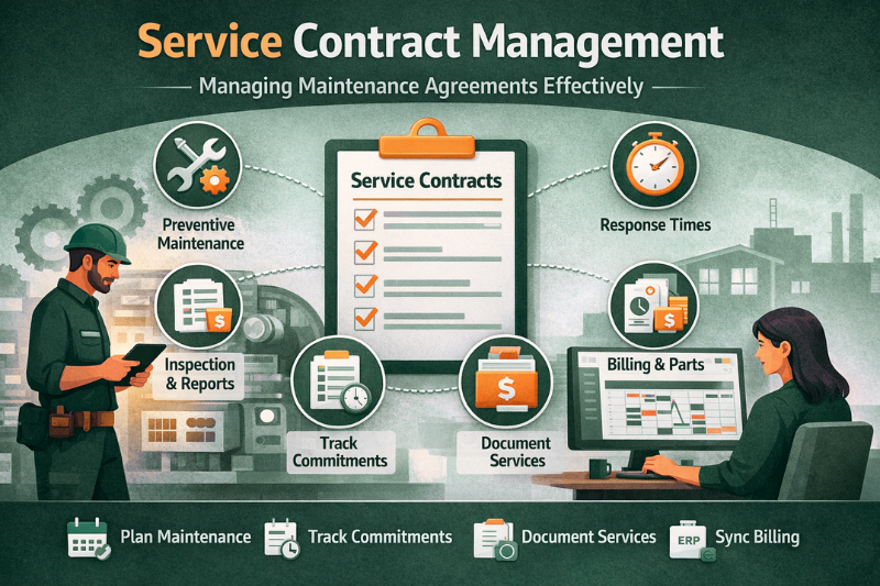 Service contract management overview