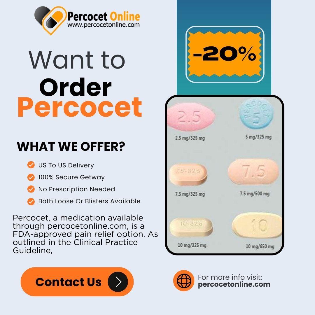 Buy Percocet Online Quick No Rx Pharmacy Access