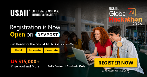 USAII&reg; Global AI Hackathon 2026 is LIVE | Register Now on Devpost