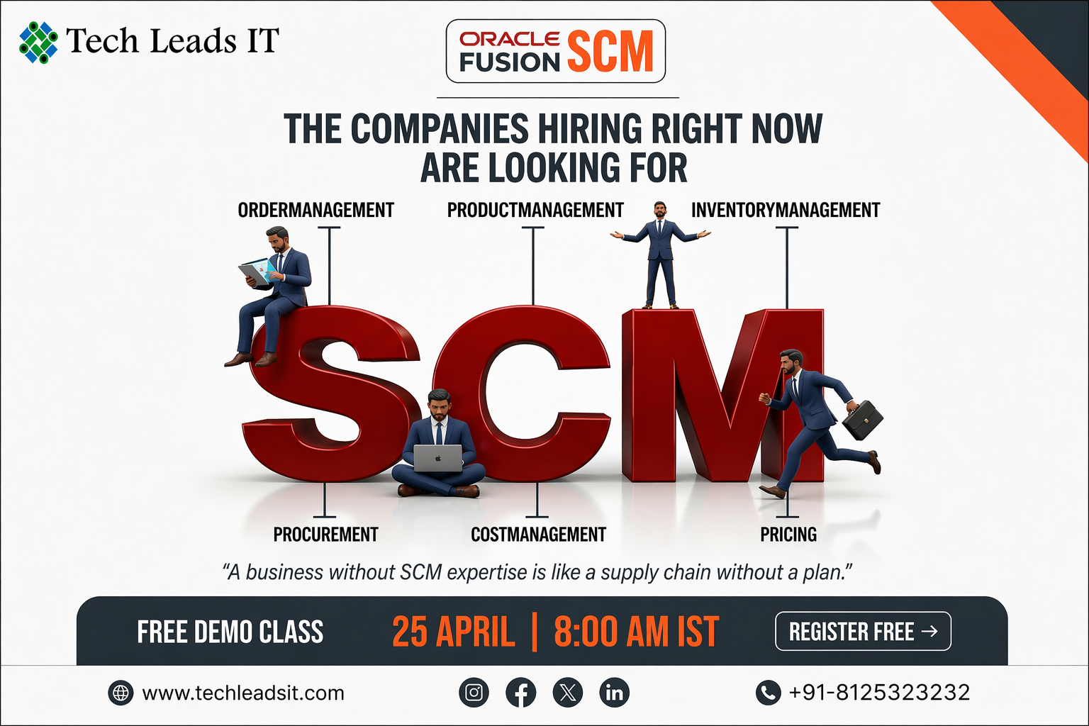 🚀 A Business without SCM Expertise is like a Supply Chain without a plan &ndash; Free Live Demo by Tech Leads IT