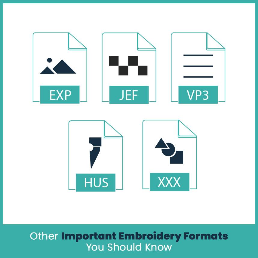 Other Important Embroidery Formats You Should Know