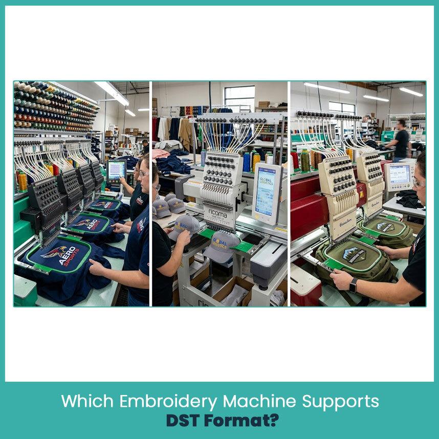 Which Embroidery Machine Supports DST Format?