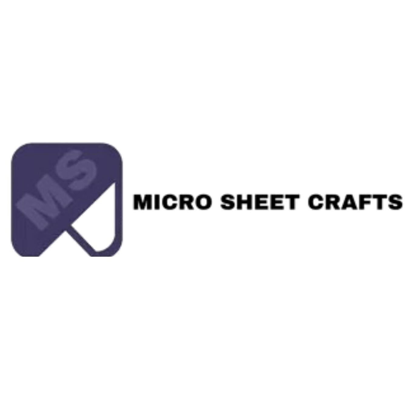 Micro Sheet Crafts