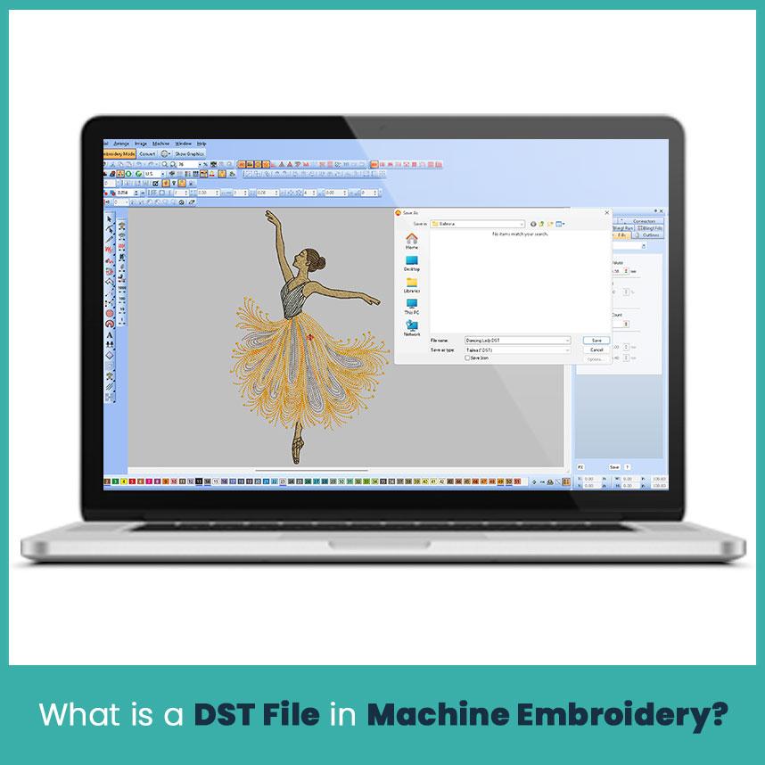 What is a DST File in Machine Embroidery?